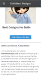 Mobile Screenshot of dollswestdesigns.com